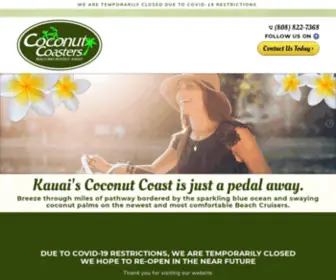 Coconutcoasters.com(Coconut Coasters LLC) Screenshot