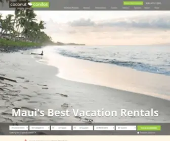 Coconutcondos.com(Maui Best Vacation Rentals) Screenshot