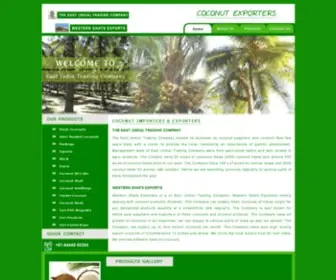 Coconutexporters.com(COCONUT EXPORTERS) Screenshot