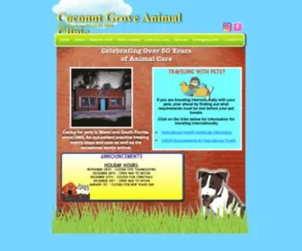 Coconutgroveanimalclinic.com(Coconutgroveanimalclinic) Screenshot