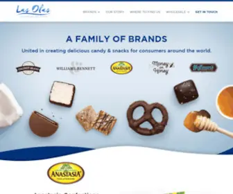 Coconutislandsnacks.com(Las Olas Confections & Snacks) Screenshot