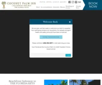 Coconutpalminn.com(Coconut Palm Inn Key Largo Waterfront Hotel) Screenshot