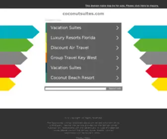 Coconutsuites.com(Coconut Suites) Screenshot