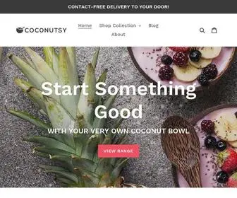 Coconutsy.com.au(Coconut Bowls by Coconutsy ®) Screenshot