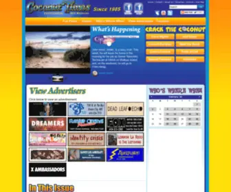 Coconuttimes.com(Coconut Times Ocean City MD Entertainment Magazine) Screenshot