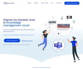 Cocoom.com(L'outil de partage de savoirs visuels en entreprise) Screenshot