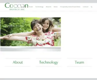 Cocoonbiotech.com(Cocoon Biotech Inc) Screenshot