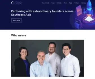 Cocooncap.com(Early-stage Investor in Southeast Asia) Screenshot