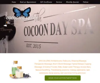 Cocoondayspa.com(Cocoon Day Spa) Screenshot