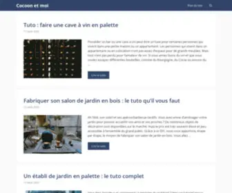 Cocoonetmoi.fr(Cocoon et moi) Screenshot