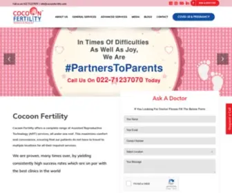 Cocoonfertility.com(Cocoon Fertility) Screenshot