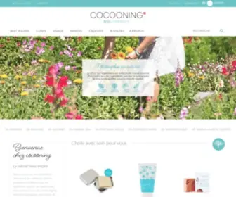 Cocooning.ch(Découvrez notre sélection de produits de beauté 100% naturelle) Screenshot