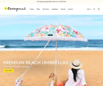 Cocopani.com(Beach Umbrellas) Screenshot