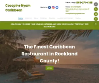 Cocopinenyam.com(Caribbean Cuisine) Screenshot