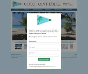 Cocopoint.com(Coco Point Lodge) Screenshot