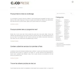 Cocopresse.com(Cocopresse) Screenshot