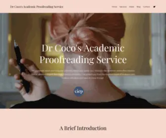 Cocoproofreading.com(Dr Coco's Academic Proofreading Service) Screenshot