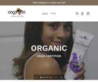 Cocoroobody.com(CocoRoo Natural Skin Care) Screenshot