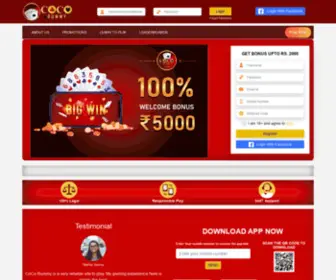 Cocorummy.com(Best Online Rummy Game) Screenshot