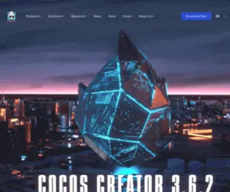 Cocos.com(The world's top 2D&3D engine) Screenshot