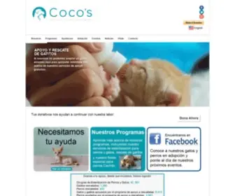 Cocosbienestaranimal.org(Coco's Bienestar Animal) Screenshot