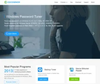 Cocosenor.com(Password recovery) Screenshot