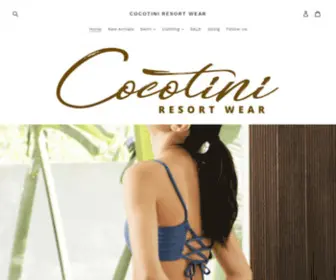 Cocotini.com(Cocotini Resort Wear) Screenshot