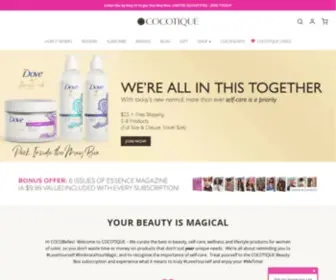 Cocotique.com(Beauty box) Screenshot