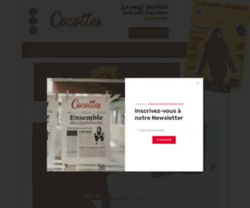 Cocottes-Magazine.fr(Cocottes Magazine : Magazine féminin en ligne) Screenshot