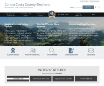 Cocovote.us(Contra Costa County Elections) Screenshot