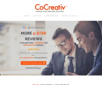 Cocreativ.com(CoCreativ Tampa) Screenshot