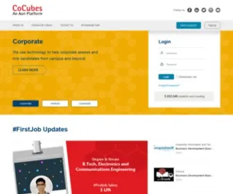 Cocubes.in(Drive your talent strategy with online assessment solution) Screenshot