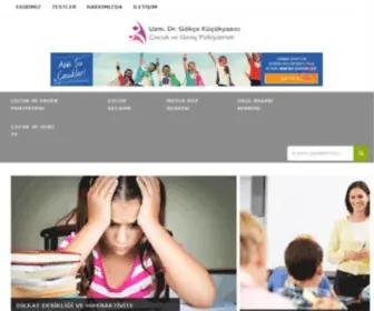Cocukvegenc.com(Çocuk ve Ergen Psikiyatrisi & Psikolog & Psikiolojik Danışmanlık) Screenshot