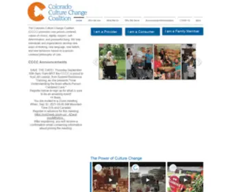 Coculturechange.org(Colorado Culture Change Coalition) Screenshot