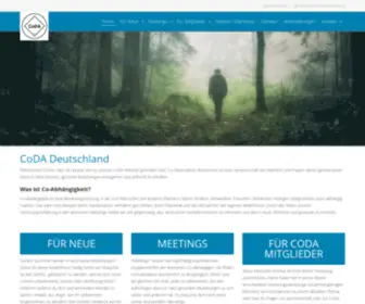 Coda-Deutschland.de(CoDA Deutschland) Screenshot