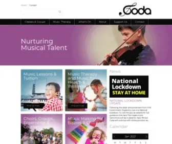 Coda.org.uk(Passionate about music) Screenshot