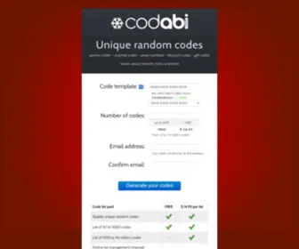 Codabi.com(codabi) Screenshot