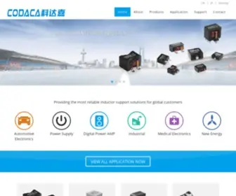 Codaca.com(Magnetic Components) Screenshot