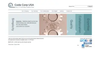 Codacorpusa.com(Home I Coda Corp USA) Screenshot