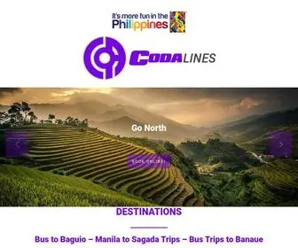 Codalinesph.com(Bus to Baguio) Screenshot