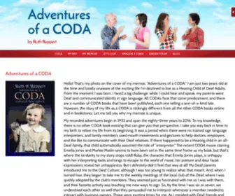 Codamemoir.com(CODA Book) Screenshot