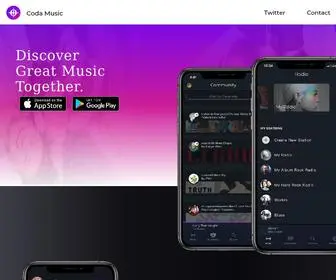 Codamusic.net(Coda Music) Screenshot