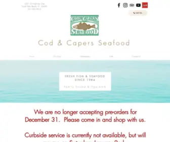 Codandcapers.com(Cod & Capers Seafood) Screenshot