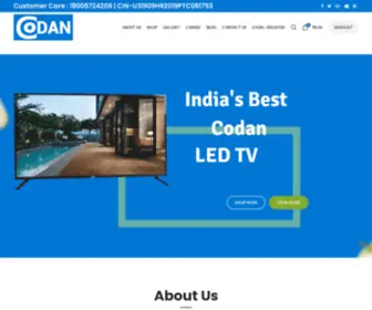 Codanelectricindia.com(Codanelectricindia) Screenshot