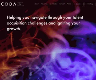 Codarecruitment.com(Coda Search & Staffing) Screenshot