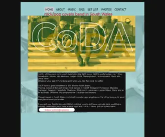 Codarock.com(CoDA RoCK BaND) Screenshot