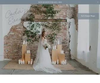 Codasevents.com(Best Wedding Planners St Louis) Screenshot