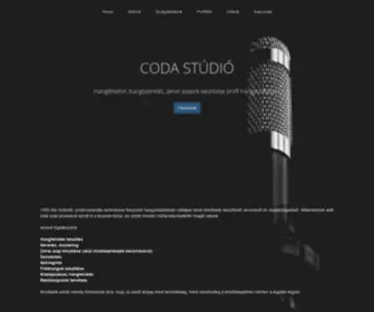 Codastudio.hu(Stúdió) Screenshot