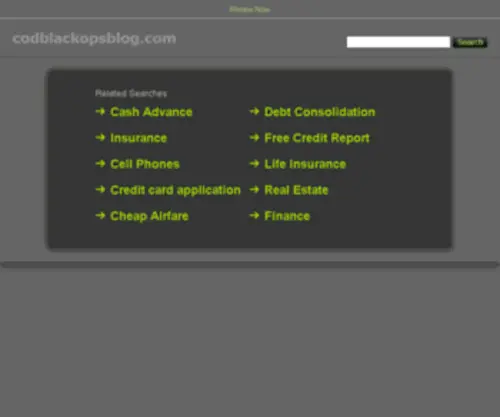 Codblackopsblog.com(Black Ops 2) Screenshot