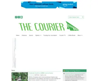Codcourier.org(College of Dupage Student Newspaper) Screenshot